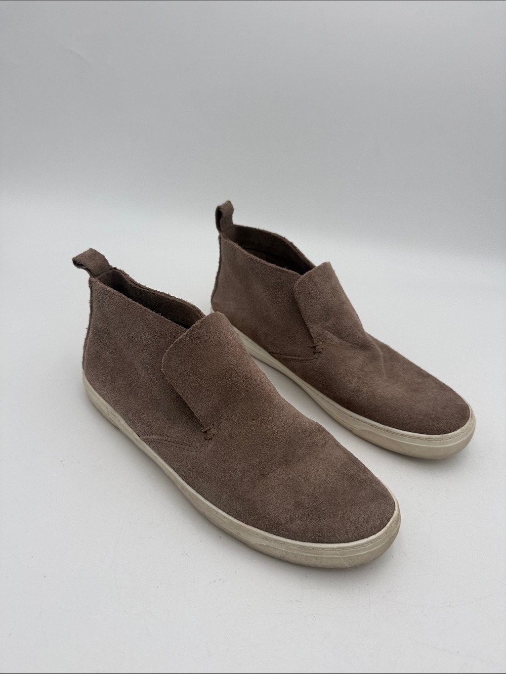 DV dolce vita Slip-On Suede Ankle Sneakers in Brown women 8.5 casual Y2K retro